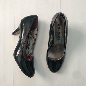 Madden Girl | Black Round Toe Heels